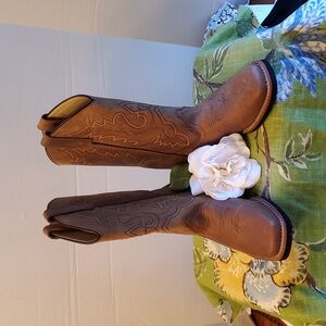 Smoky Mountain Leather Cowboy Boots, Style 6520, Size 6 M